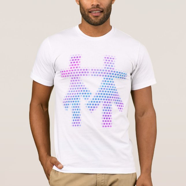 T-shirts floresta do 林 (Ling) (Frente)