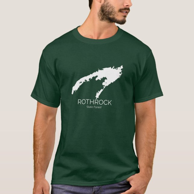 T-shirts Floresta do estado de Rothrock - homens de Forest (Frente)