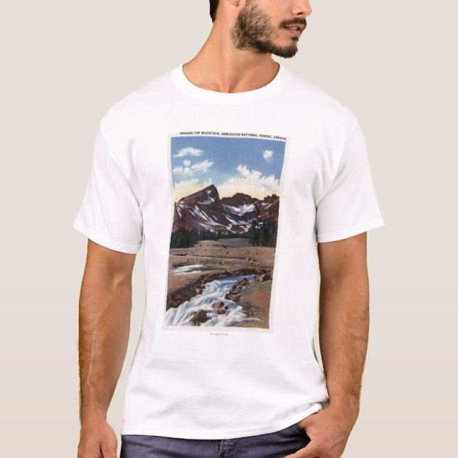 T-shirts Floresta nacional de Deschutes, OU (Frente)
