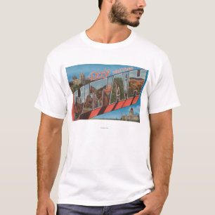 T-shirts Floresta nacional de Dixie, Utá - grande letra
