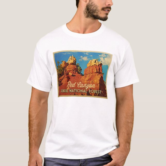 T-shirts Floresta Nacional Dixie (Frente)