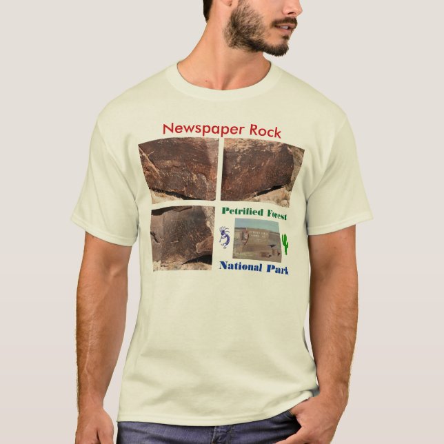 T-shirts Floresta Petrified (Frente)