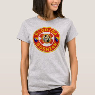 T-shirts Flórida Bósnian American Ladies Tee