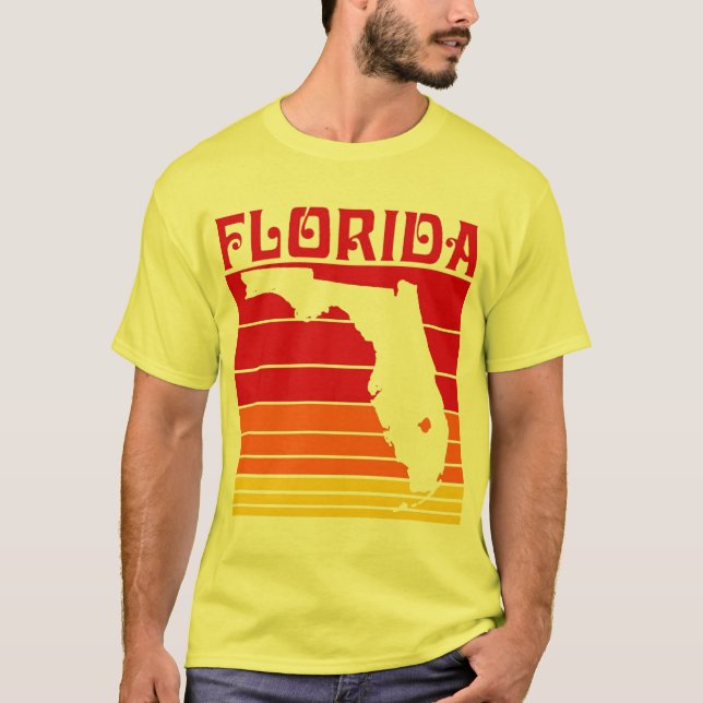 T-shirts florida retro (Frente)