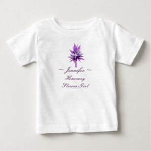 T-shirts "Florista honorário com" o lírio roxo conhecido