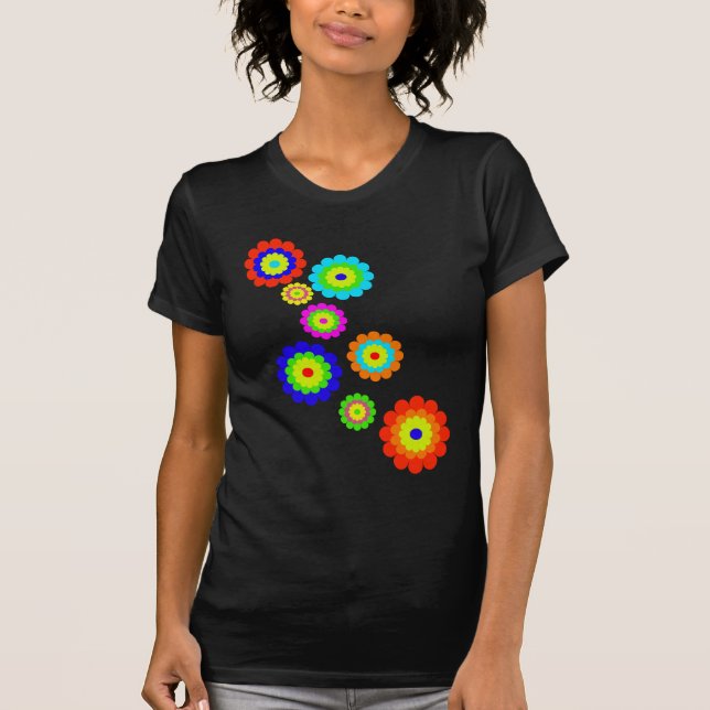 T-shirts Flower power (Frente)