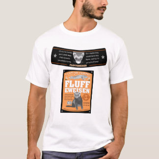 T-shirts fluffeweisen a etiqueta