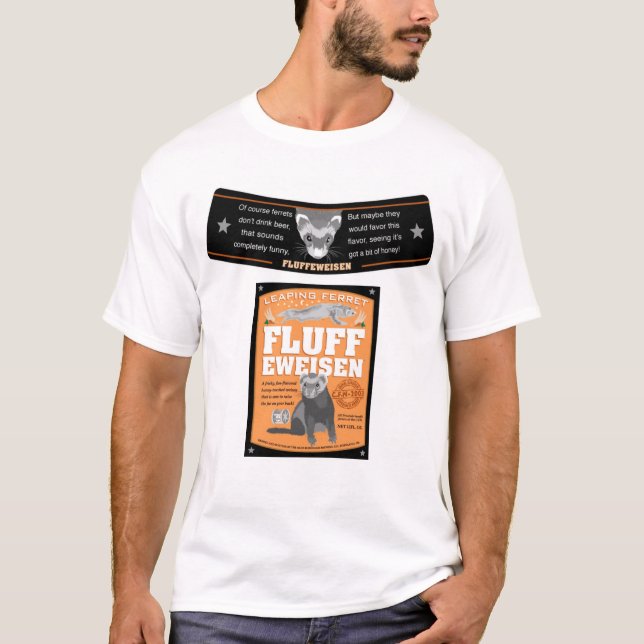T-shirts fluffeweisen a etiqueta (Frente)