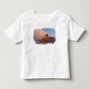 T-shirts Fly Geyser com Granite Range de cumes nevados