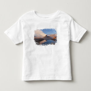 T-shirts Fly Geyser com Granite Range de cumes nevados