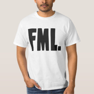 T-shirts FML F minha vida
