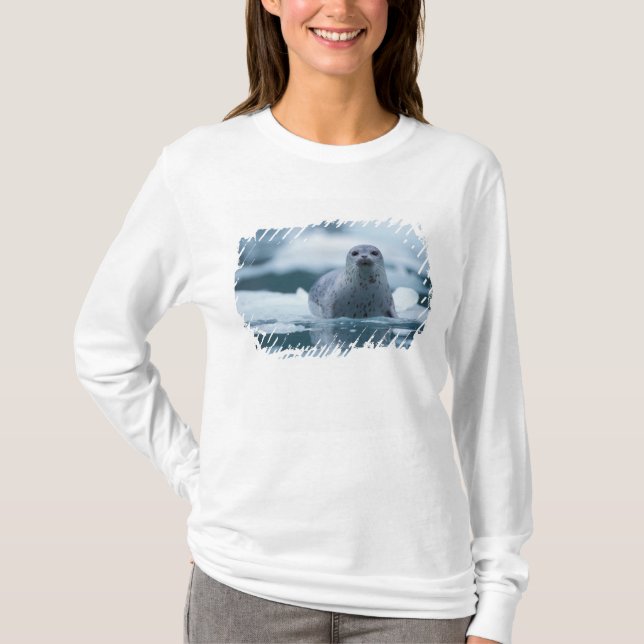 T-shirts foca-comum-do-pacífico, Phoca vitulina richardsi (Frente)