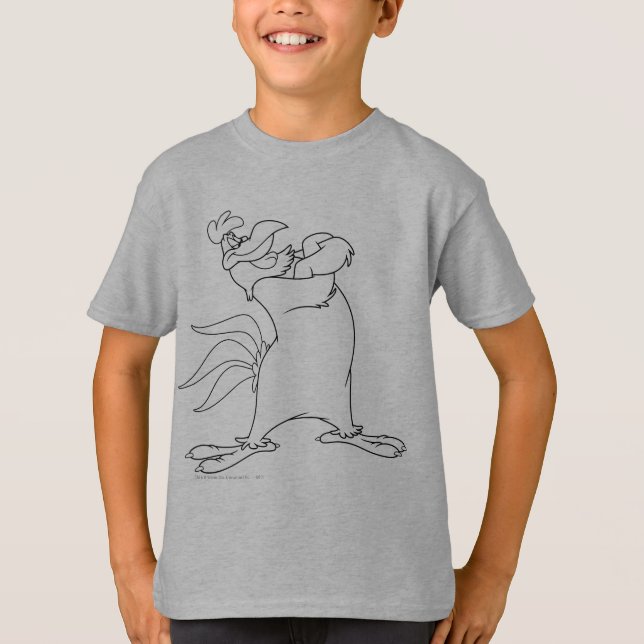 T-shirts Foghorn Leghorn Em Pose 2 (Frente)