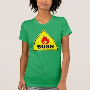T-shirts FOGO BUSH do cuidado