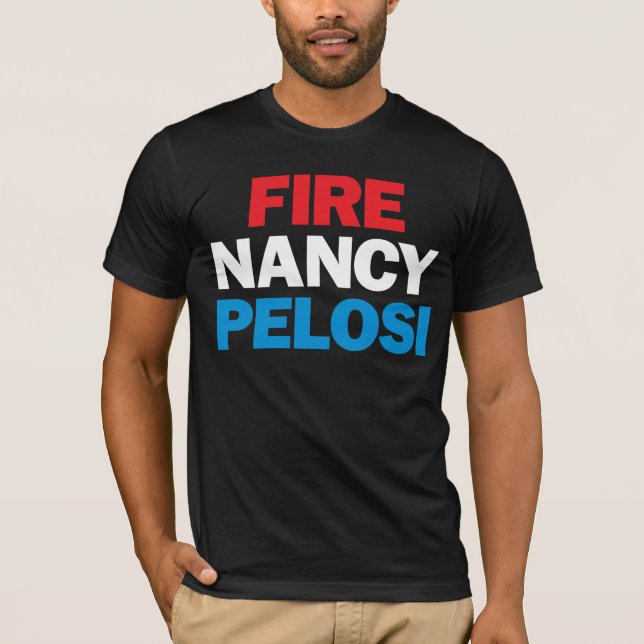T-shirts Fogo Nancy Pelosi (Frente)