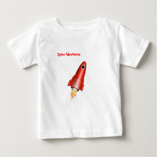T-shirts foguete vermelho