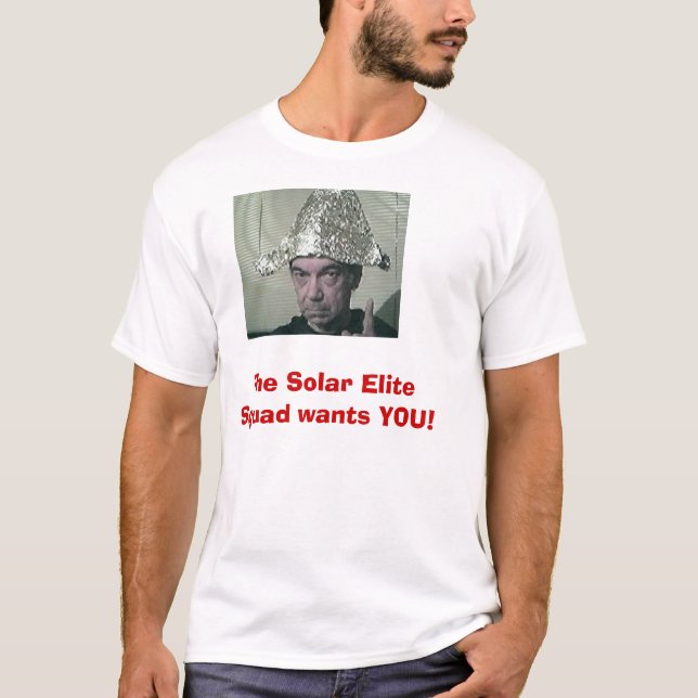 T-shirts Folha de lata, SOBRE! (Frente)