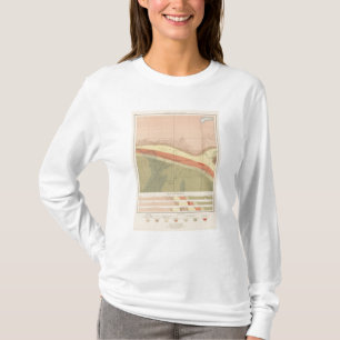 T-shirts Folha detalhada XVI da geologia