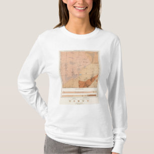 T-shirts Folha detalhada XXI da geologia