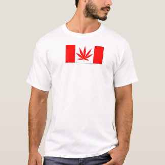 T-shirts Folha do pote de Canadá - Route420