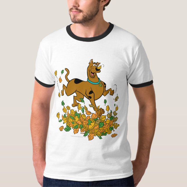 T-shirts Folhas de Ação de Graças Scooby-Doo (Frente)