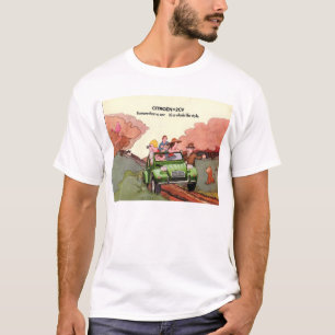 T-shirts Folheto das vendas de Citroen 2CV