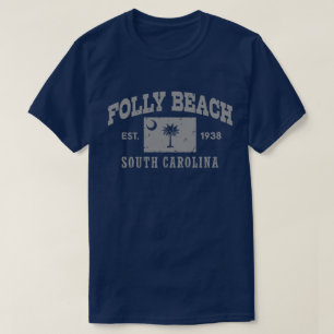 T-shirts Folly Beach Carolina do Sul