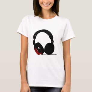 T-shirts Fone de ouvido pop Art