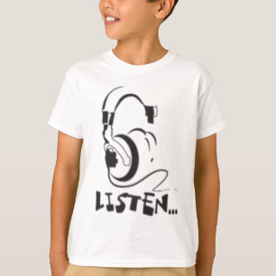 T-shirts Fones de ouvido