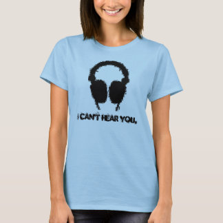 T-shirts Fones de ouvido