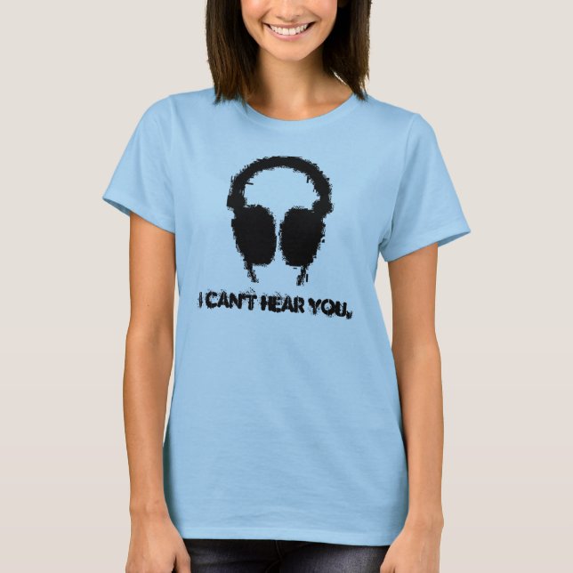 T-shirts Fones de ouvido (Frente)