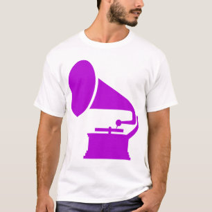T-shirts Fonógrafo - Roxo