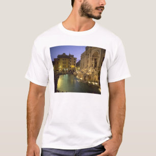 T-shirts Fonte da Trevi à noite, Roma, Lazio, Itália