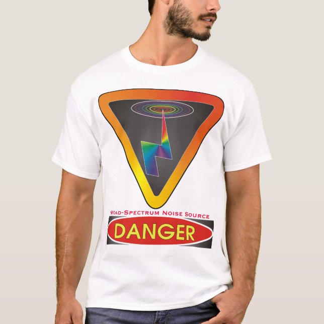 T-shirts Fonte de ruído do Largo-Espectro (Frente)