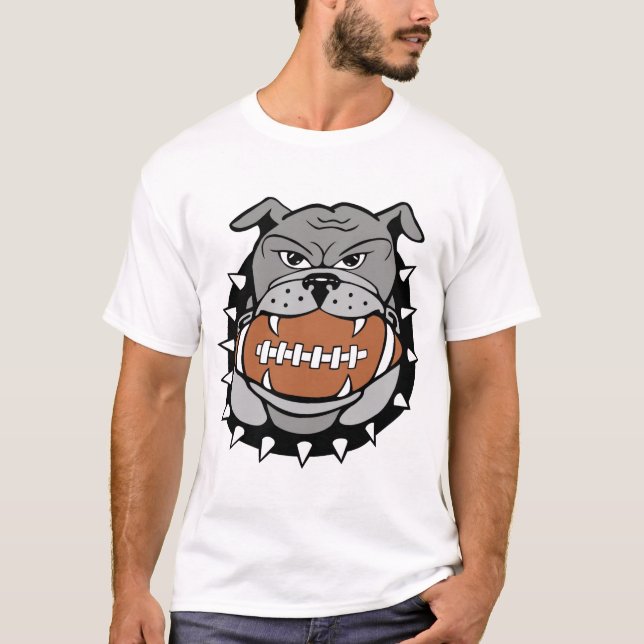 T-shirts football_bulldog_color (Frente)