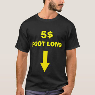 T-shirts Footlong do metro