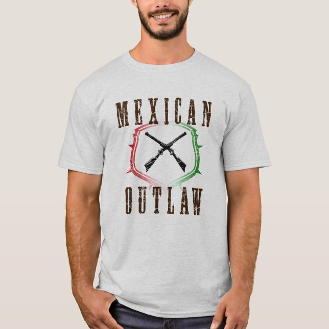 T-shirts Fora-da-Lei Mexicano (Frente)