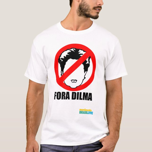 T-shirts Fora Dilma (Frente)
