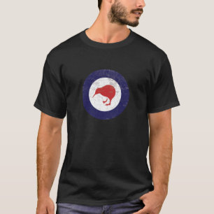 T-shirts Força aérea rústica real Roundel de Nova Zelân