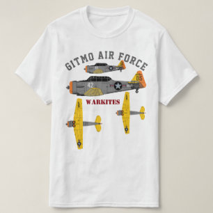 T-shirts Força aérea" SNJ de Warkites "Gitmo