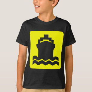 T-shirts Forma de Entrega - Amarelo