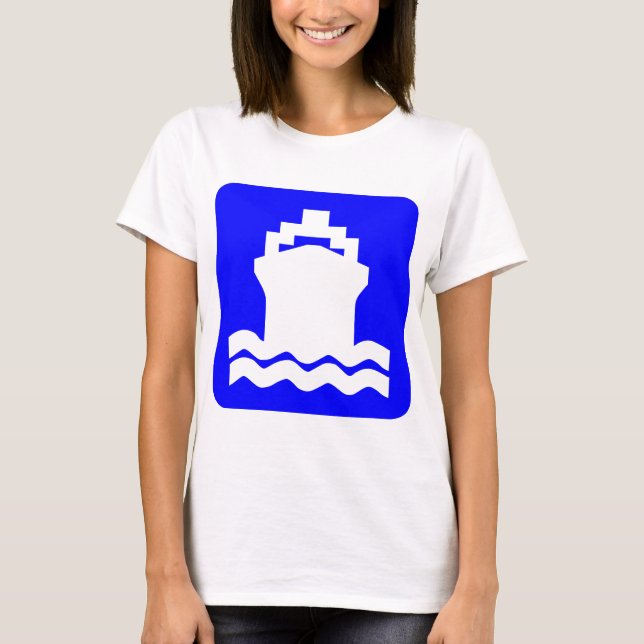 T-shirts Forma de Entrega - Azul (Frente)