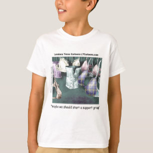 T-shirts Formando Um Grupo de Apoio Divertido