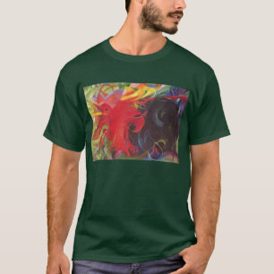 T-shirts Formas de Luta de Franz Marc, Arte Fino Antigo
