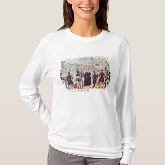T-shirts Formas do verão para 1840 (Frente)