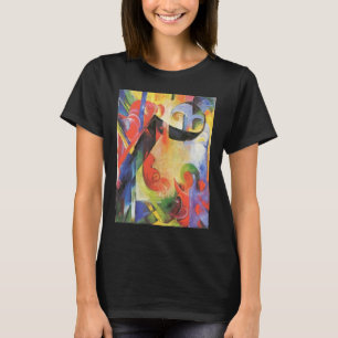 T-shirts Formas Quebradas por Franz Marc, Arte Abstrato Vin