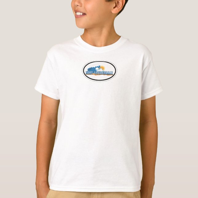 T-shirts Fort Lauderdale. (Frente)
