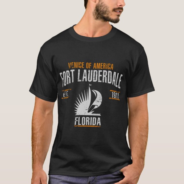 T-shirts Fort Lauderdale (Frente)