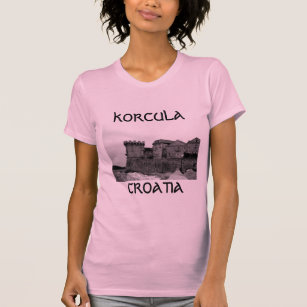 T-shirts Fortaleza do beira-mar em Korcula