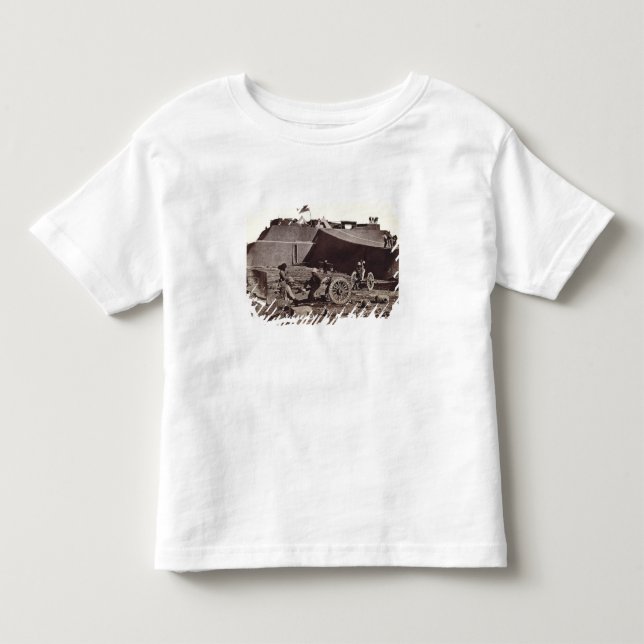 T-shirts Forte de Pehlang, 1860 (impressão da prata do (Frente)
